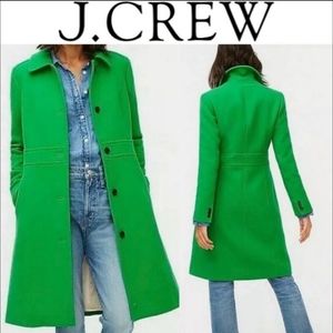 J Crew Italian Double Cloth peacoat